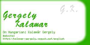 gergely kalamar business card