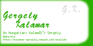 gergely kalamar business card